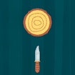 Log and Knife 2D